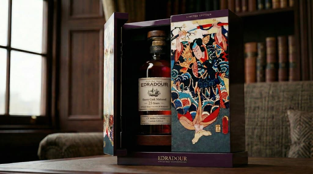 Structural wood wine and spirits presentation box